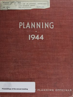 cover image of Planning: Proceedings of the Annual Meeting
